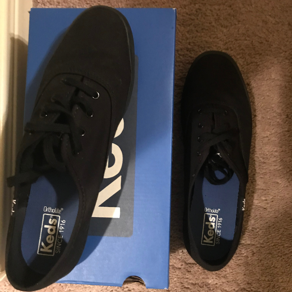 Black Ortholite Keds